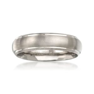 Men's 6mm Titanium Wedding Band