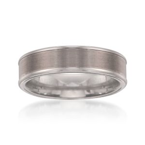Men's 6mm Tungsten Carbide Wedding Band