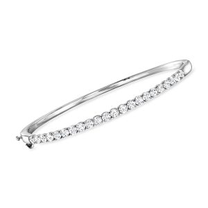 2.00 ct. t.w. Lab-Grown Diamond Bangle Bracelet in Sterling Silver