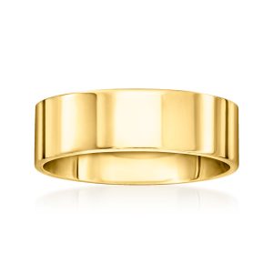 18kt Gold Vermeil Large-Band Ring