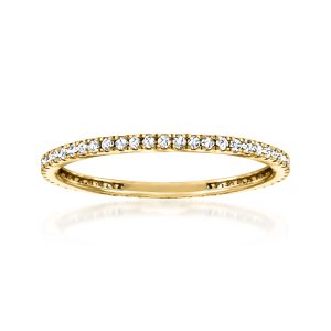.25 ct. t.w. Lab-Grown Diamond Eternity Band in 14kt Yellow Gold