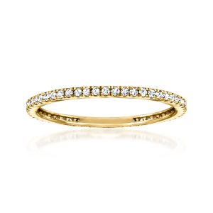 .25 ct. t.w. Lab-Grown Diamond Eternity Band in 14kt Yellow Gold