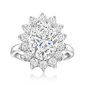 5.00 ct. t.w. Lab-Grown Diamond Ring in 14kt White Gold