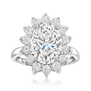 5.00 ct. t.w. Lab-Grown Diamond Ring in 14kt White Gold
