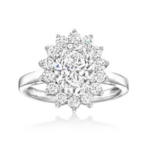 3.00 ct. t.w. Lab-Grown Diamond Ring in 14kt White Gold