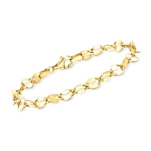 18kt Gold Over Sterling Lumachina-Chain Bracelet