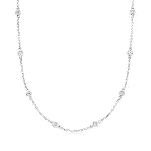 1.00 ct. t.w. CZ Necklace in Sterling Silver
