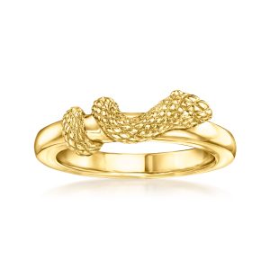 18kt Gold Over Sterling Snake Ring