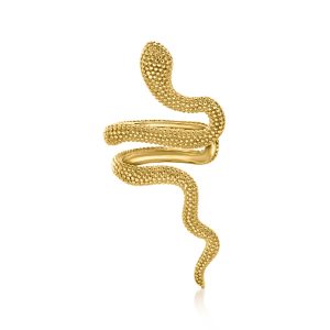18kt Gold Vermeil Snake Ear Cuff