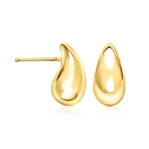 Italian 18kt Gold Vermeil Petite Teardrop Earrings