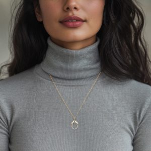 Italian 14kt Yellow Gold Heart-Cutout Charm Holder Pendant