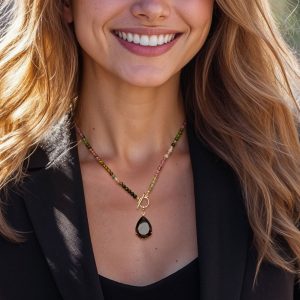 12.00 Carat Smoky Quartz Charm in 18kt Gold Over Sterling