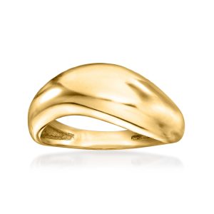18kt Gold Over Sterling Sculptural Ring