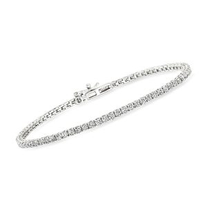 3.00 ct. t.w. Lab-Grown Diamond Tennis Bracelet in 14kt White Gold