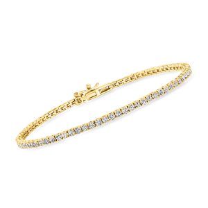 3.00 ct. t.w. Lab-Grown Diamond Tennis Bracelet in 14kt Yellow Gold
