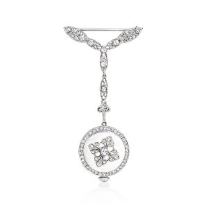 C. 1920 Vintage 1.41 ct. t.w. Diamond Pin/Watch Fob in Platinum
