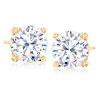 6.00 ct. t.w. CZ Stud Earrings in 14kt Yellow Gold