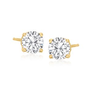 1.00 ct. t.w. Diamond Stud Earrings in 14kt Yellow Gold