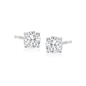 .50 ct. t.w. Diamond Stud Earrings in 14kt White Gold