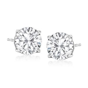 2.00 ct. t.w. Diamond Stud Earrings in 14kt White Gold