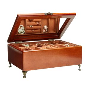 Mele & Co. "Kinsley" Wooden Jewelry Box