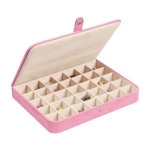 Mele & Co. "Cameron" Pink Jewelry Case