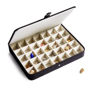 Mele & Co. "Cameron" Black Jewelry Case