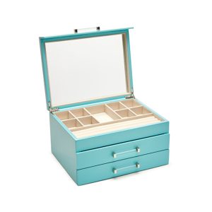 Brouk & Co. "Kendall" Baby-Blue Jewelry Box