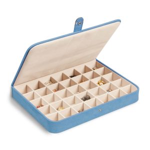 Mele & Co. "Cameron" Blue Jewelry Box
