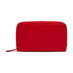 Brouk & Co. "Croft Avenue - Luna" Red Faux Leather Travel Jewelry Wallet