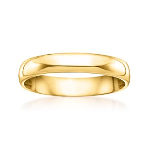 Men's 4mm 14kt Yellow Gold Band