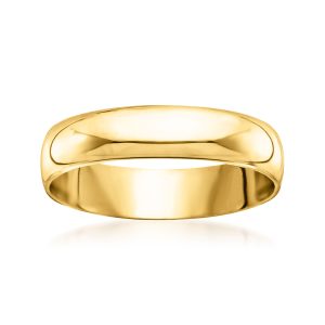 Men's 5mm 14kt Yellow Gold Band