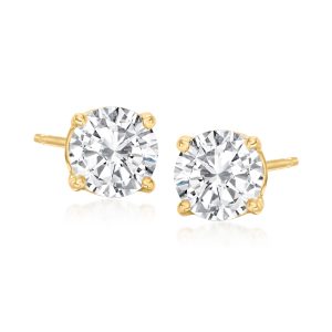 1.50 ct. t.w. Diamond Stud Earrings in 14kt Yellow Gold
