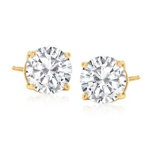 2.00 ct. t.w. Diamond Stud Earrings in 14kt Yellow Gold