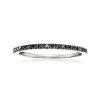 .15 ct. t.w. Black Diamond Ring in Sterling Silver