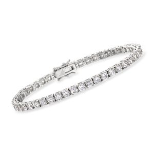 8.00 ct. t.w. CZ Tennis Bracelet in Sterling Silver