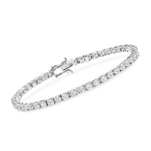 5.00 ct. t.w. CZ Tennis Bracelet in Sterling Silver