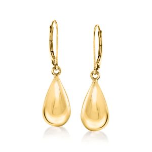 18kt Yellow Gold Teardrop Earrings