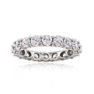 2.75 ct. t.w. CZ Eternity Band in Sterling Silver