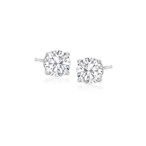1.00 ct. t.w. Diamond Stud Earrings in Platinum