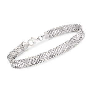 Sterling Silver Bismark-Link Bracelet