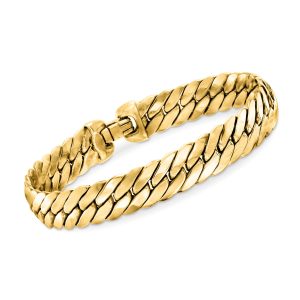 Italian 14kt Yellow Gold Cuban-Link Bracelet