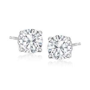 1.50 ct. t.w. Diamond Stud Earrings in Platinum