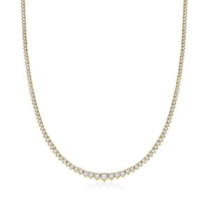 3.00 ct. t.w. Diamond Tennis Necklace in 18kt Gold Over Sterling