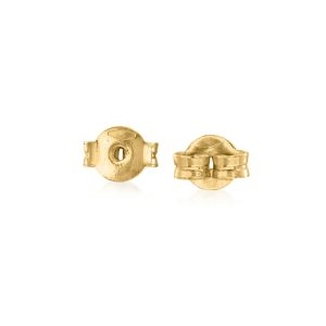 Italian 14kt Yellow Gold Medium 5mm Earring Backings