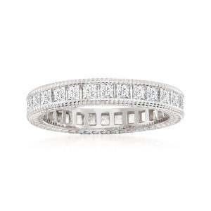 1.40 ct. t.w. CZ Eternity Band in Sterling Silver