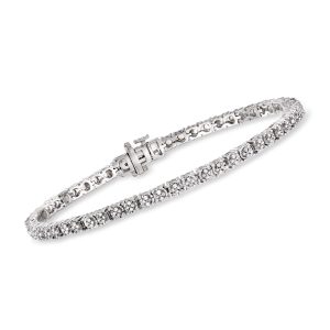 .25 ct. t.w. Diamond Tennis Bracelet in Sterling Silver