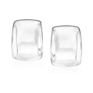 Zina Sterling Silver "Palm Springs" Small Clip-On Earrings