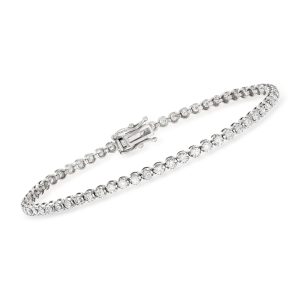 2.00 ct. t.w. Diamond Tennis Bracelet in 14kt White Gold