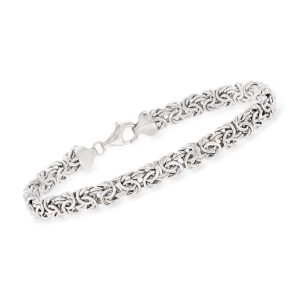 Sterling Silver Byzantine Bracelet